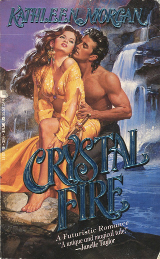 Illustration for article titled These Early-'90s 'Futuristic' Romance Covers Are Stunning and WondrousÂ